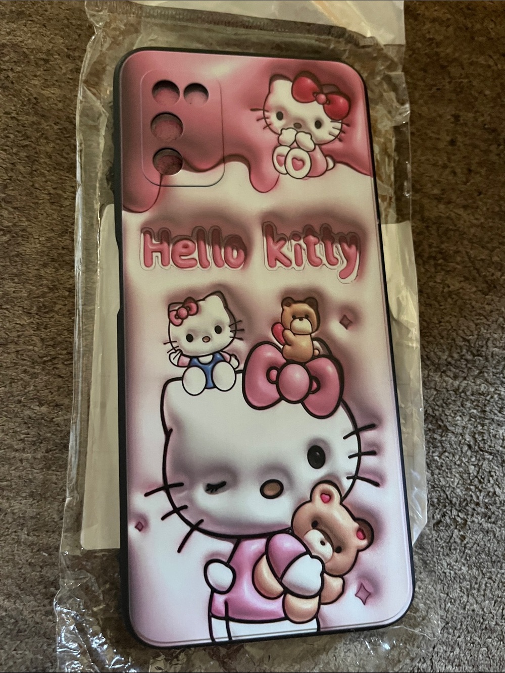 Sanrio Hello Kitty Pink and White Soft Cartoon Phone Case